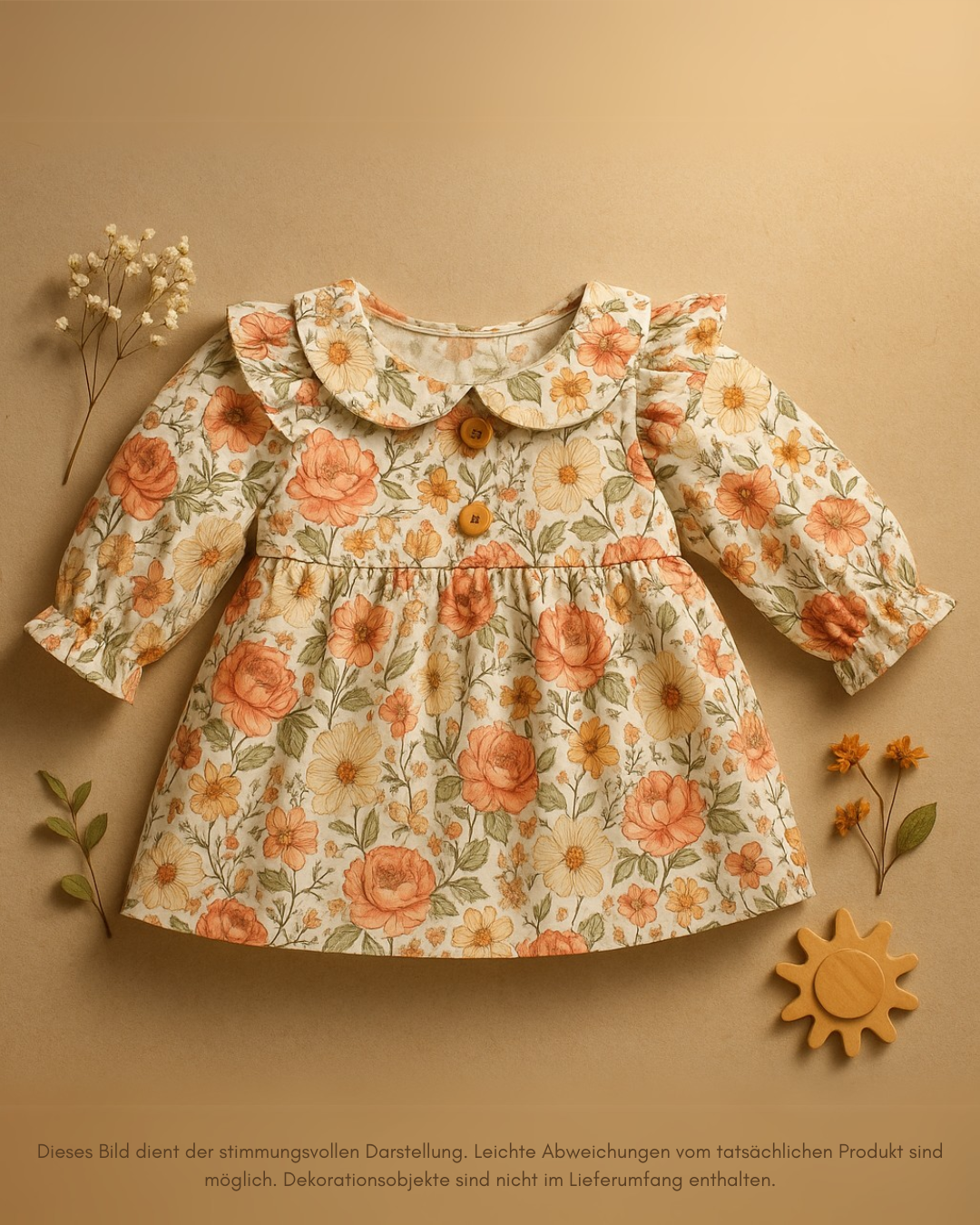 Bluse "Englischer Garten" – Zarte Eleganz für kleine Lieblingsmenschen