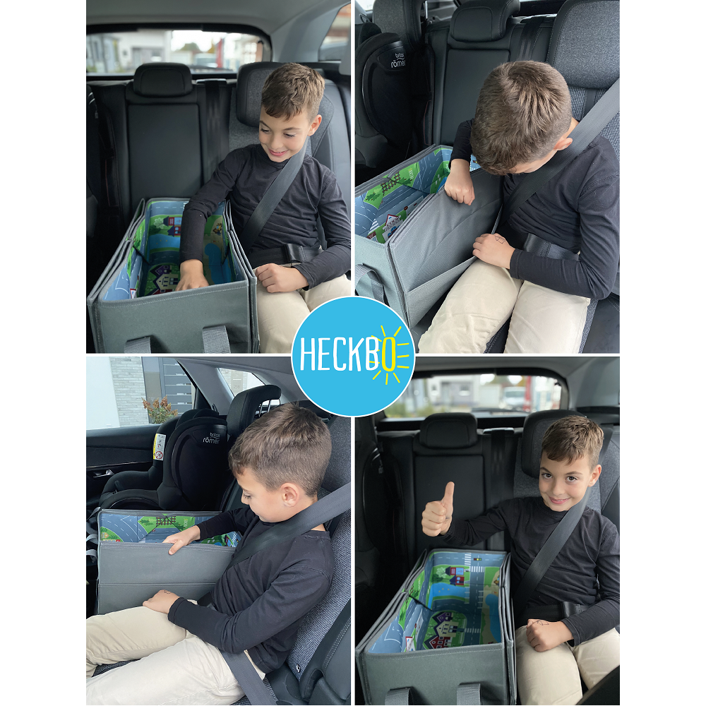 4-in-1 Auto Organizer & Spielteppich Stadt