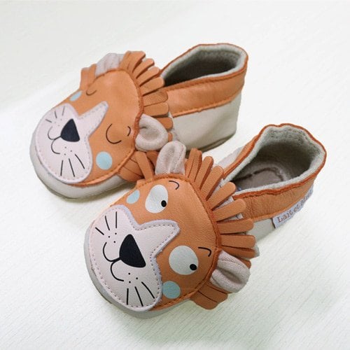 Babyhausschuhe "Lionceau" aus Leder – Wild & wunderbar weich