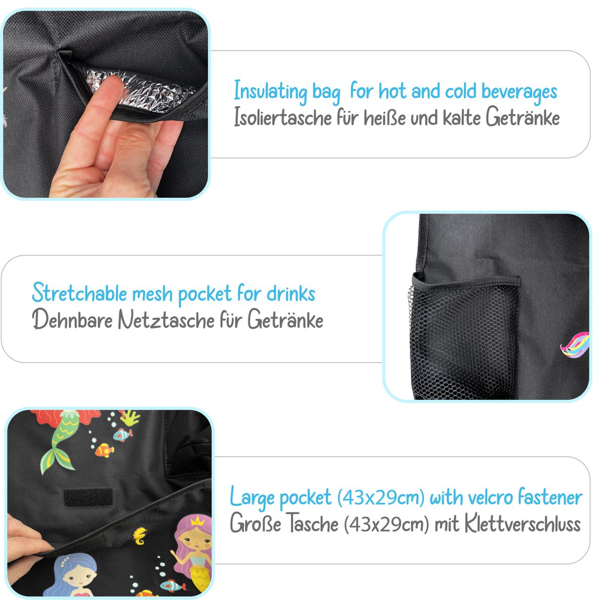 Auto Rücksitz Organizer Meerjungfrau