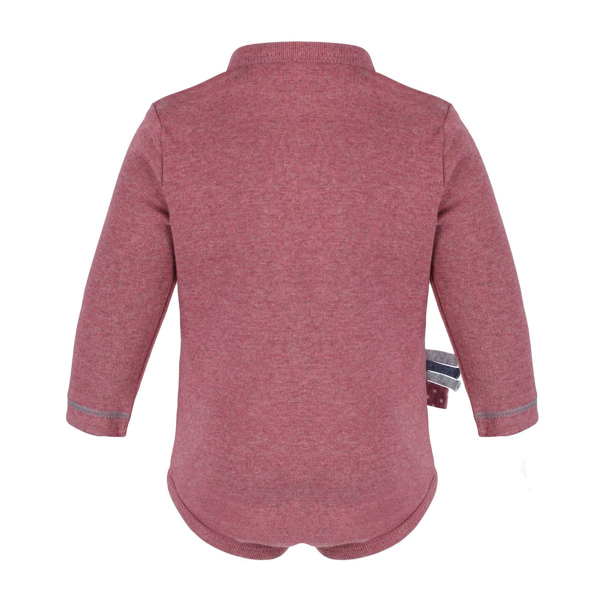 OrganicEra Baby Langarmbody Bordeaux | GOTS-zertifizierte Bio-Baumwolle