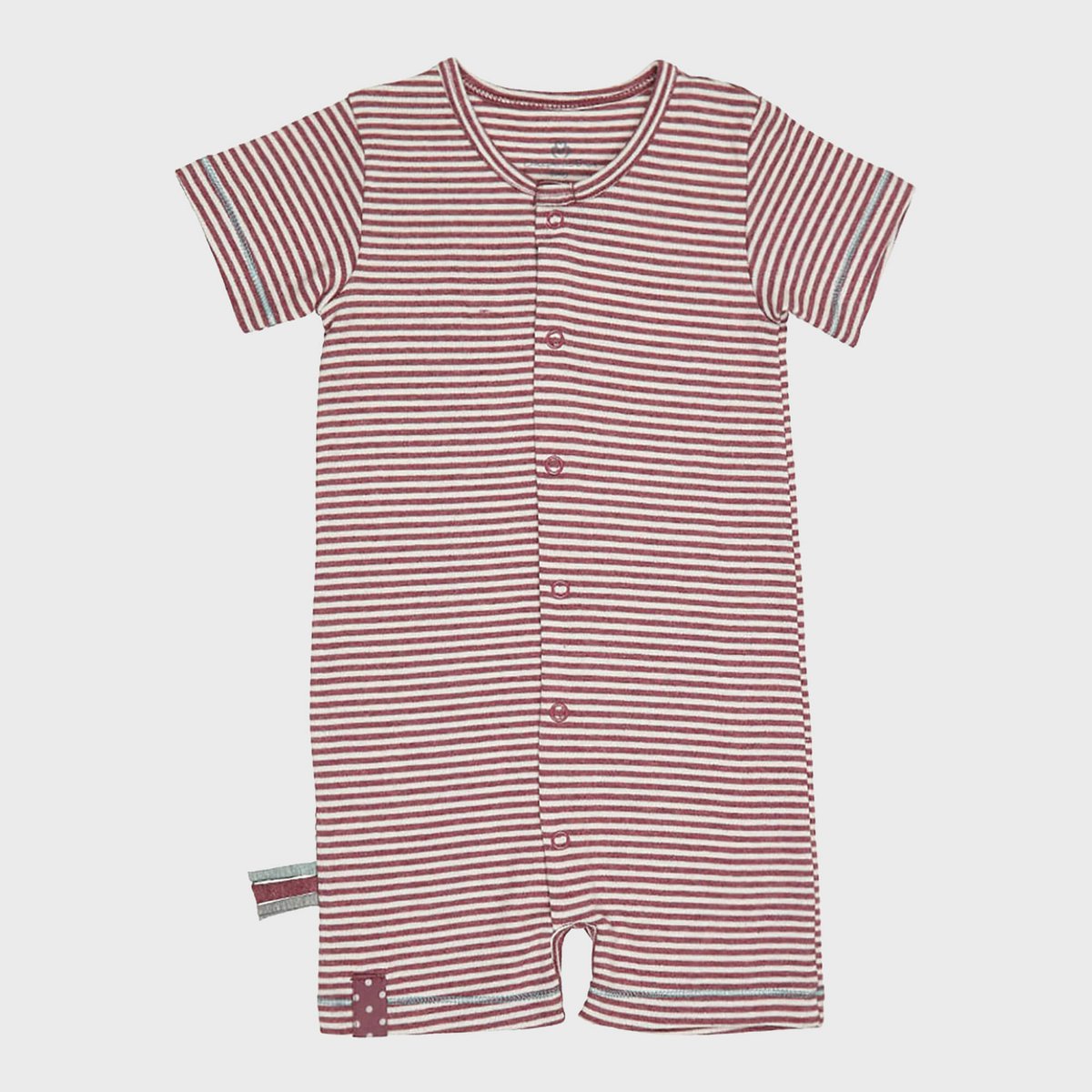 OrganicEra Bio-Baby-Strampler, Bordeaux