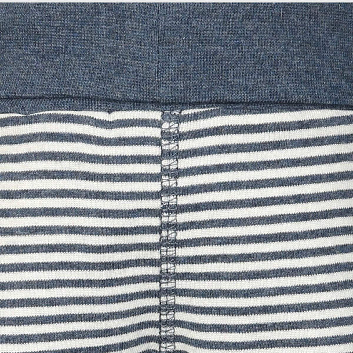 OrganicEra Bio-Baby-Shorts, Indigo gestreift