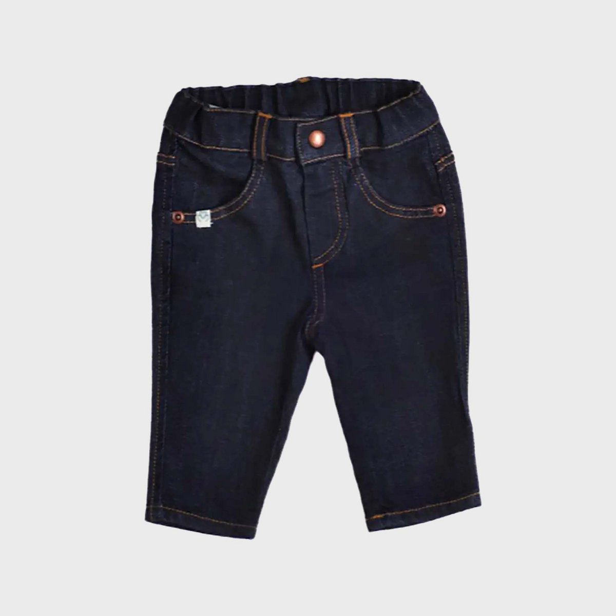 Baby-Jeans aus Bio-Baumwolle – dunkelblau | OrganicEra
