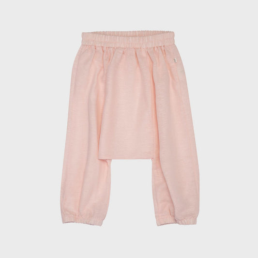 Bio-Haremshose aus Hanf für Babys – Rose
