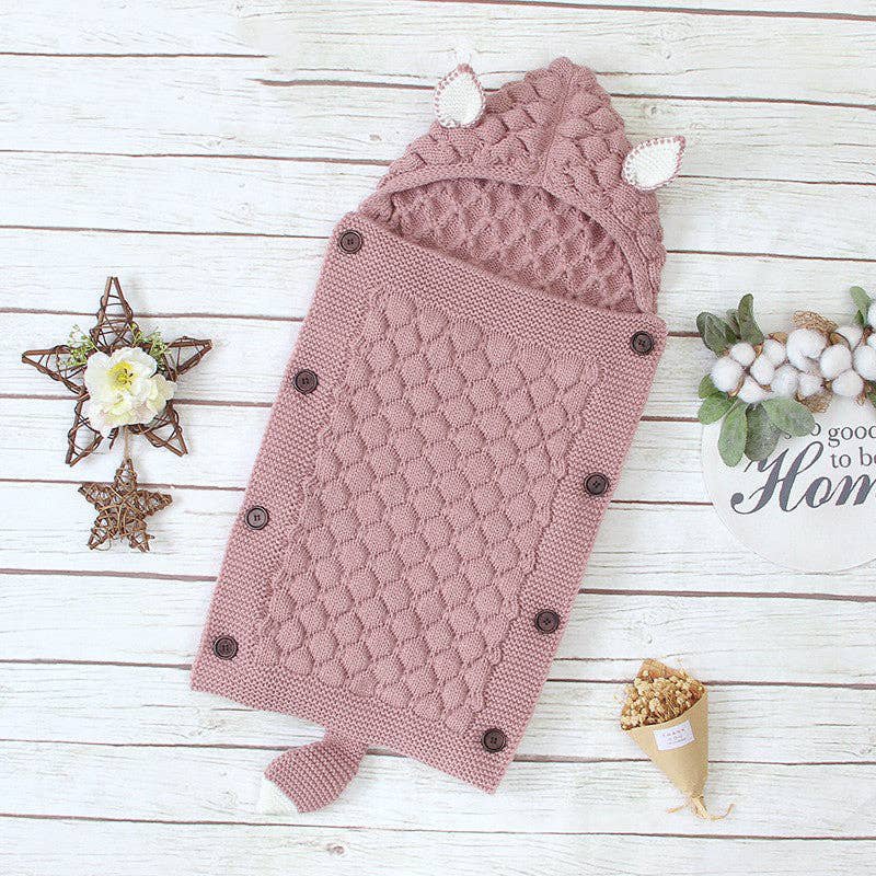 Annie & Charles® gestrickter Schlafsack - Wärme, Komfort und Stil vereint