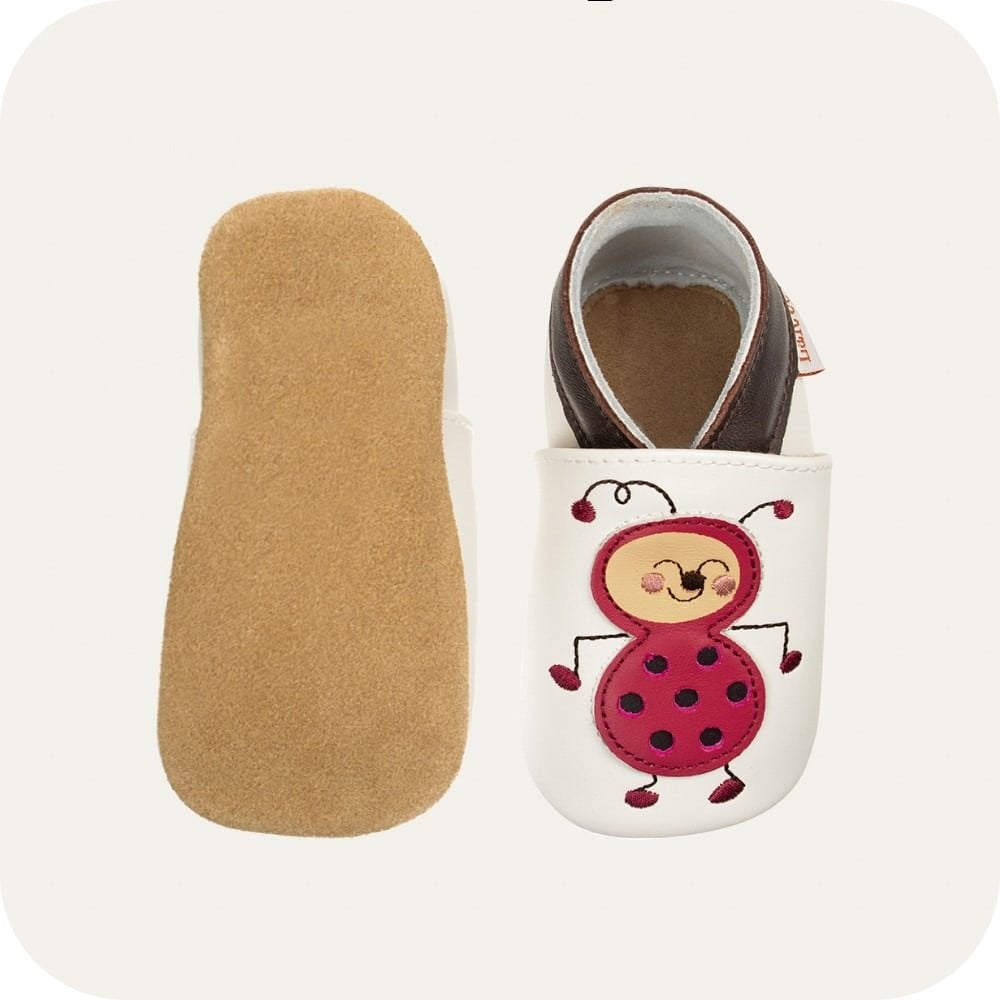 Lauflernschuhe Mademoiselle Coccinelle aus Wildleder