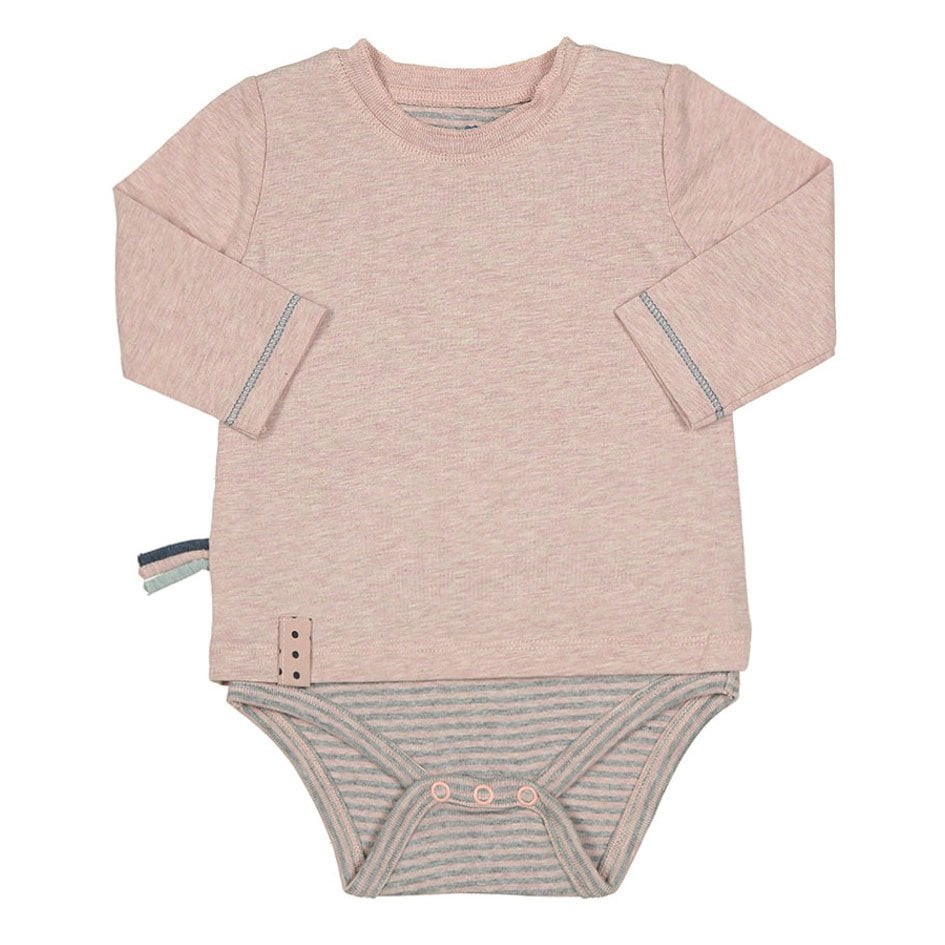 OrganicEra Baby T-Shirt Body Rosé – Komfort trifft Stil in Bio-Qualität