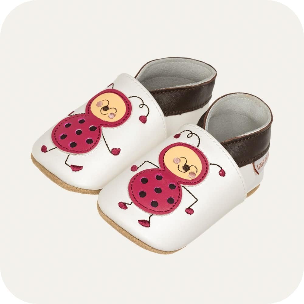 Lauflernschuhe Mademoiselle Coccinelle aus Wildleder
