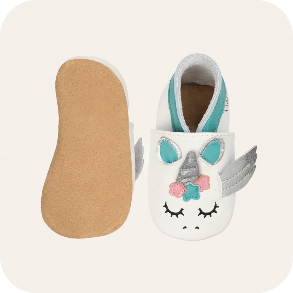 Lauflernschuhe „Einhorn“ – Magische Wildlederschuhe für kleine Träumer