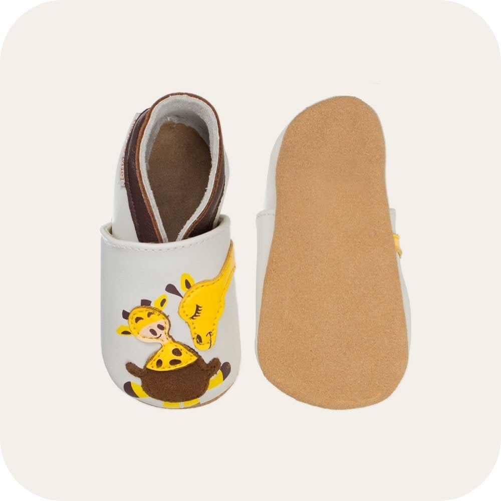 Lauflernschuhe „Giraffe“ – Weiche Wildlederschuhe für erste Schritte