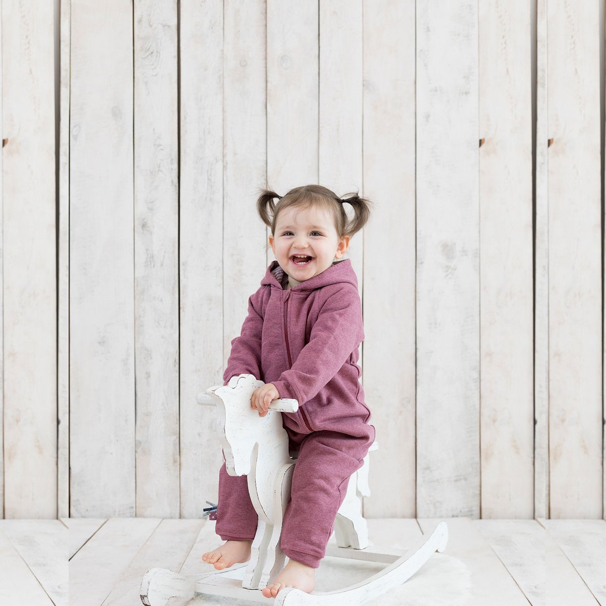 OrganicEra Organic Baby Overall with Zipper, Bordeaux