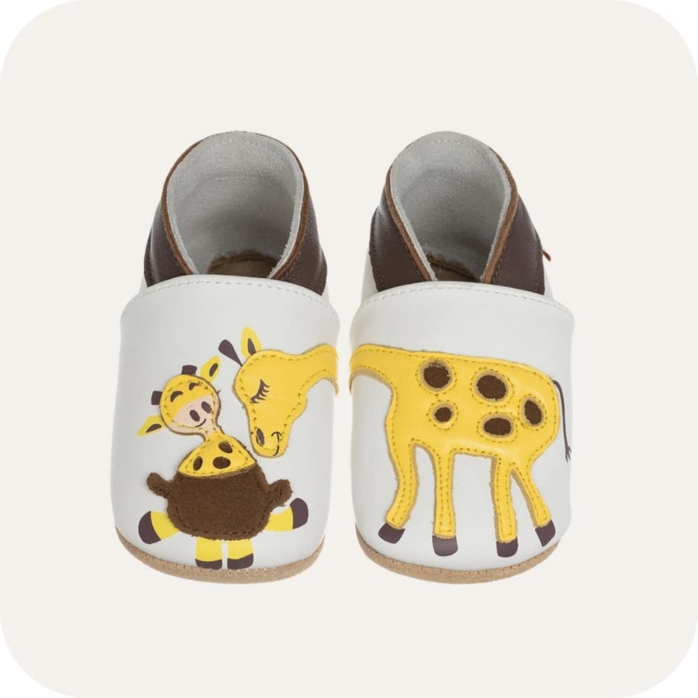 Lauflernschuhe „Giraffe“ – Weiche Wildlederschuhe für erste Schritte