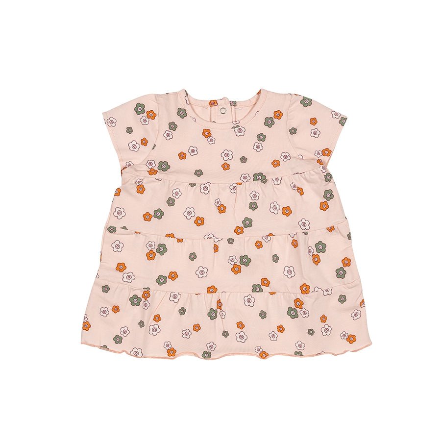 Flowerpower Rüschenkleid – Verspielt & Bequem für kleine Modefans
