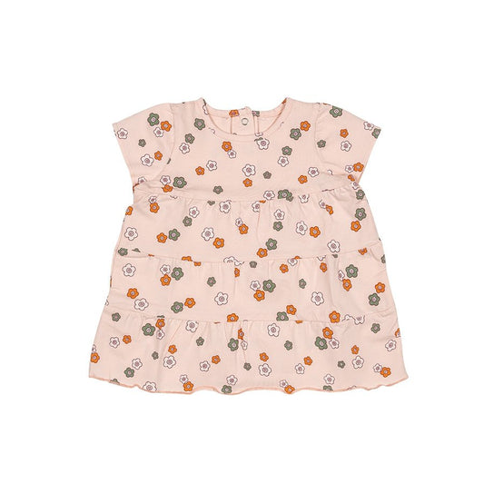 Flowerpower Rüschenkleid – Verspielt & Bequem für kleine Modefans