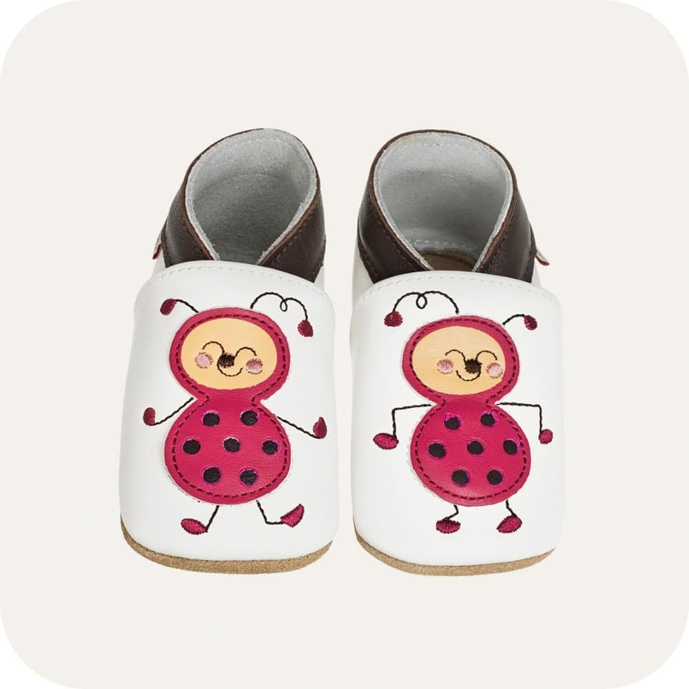 Lauflernschuhe Mademoiselle Coccinelle aus Wildleder
