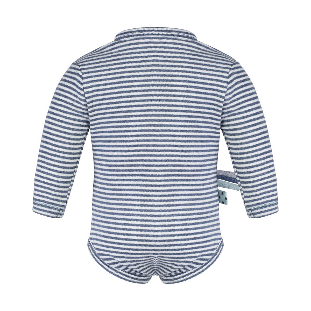 OrganicEra Baby Langarmbody Indigo gestreift | Bio-Baumwolle & GOTS-zertifiziert