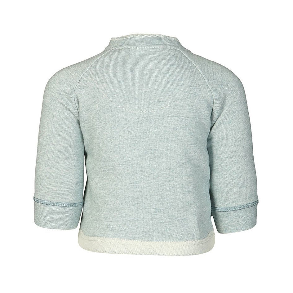 OrganicEra organic baby sweatshirt, aqua