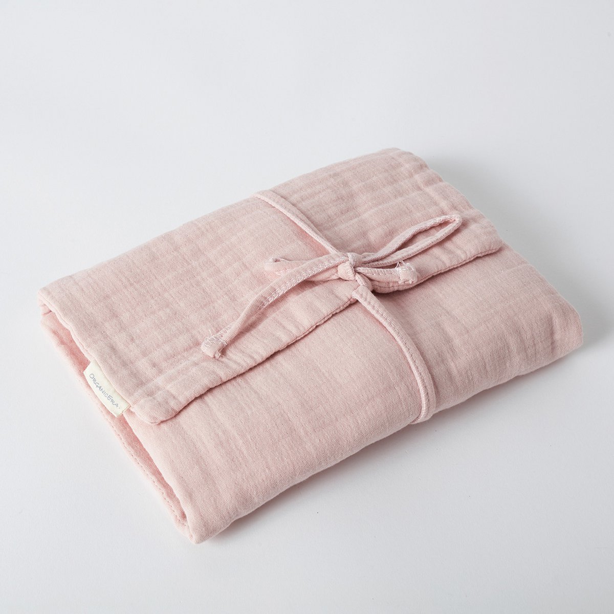 OrganicEra Wickelunterlage aus Bio-Musselin, Rose