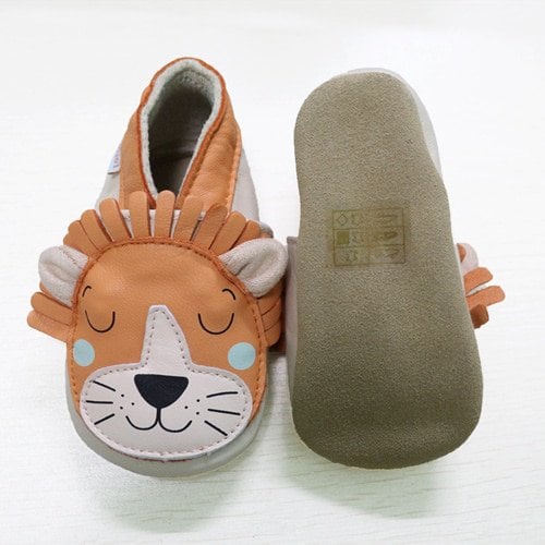 Babyhausschuhe "Lionceau" aus Leder – Wild & wunderbar weich